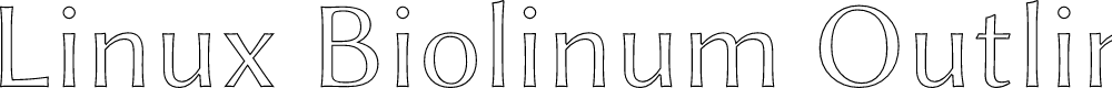 Preview image for Linux Biolinum Outline