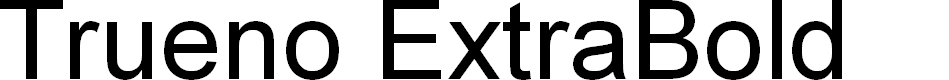 Preview image for Trueno ExtraBold