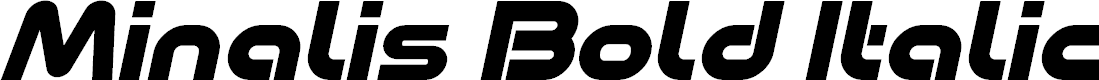 Preview image for Minalis_Demo Bold Italic