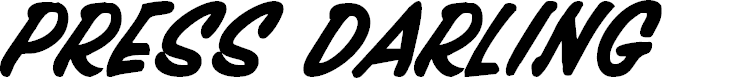 Preview image for Press Darling Bold Italic