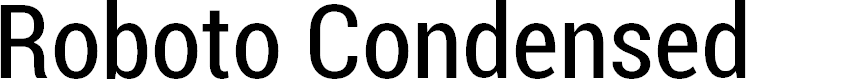 Preview image for Roboto Condensed