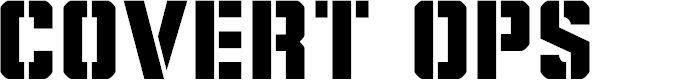 Preview image for Covert Ops Font