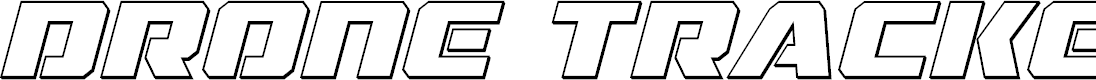 Preview image for Drone Tracker Outline Italic
