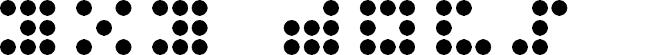 Preview image for 3x3 dots Bold