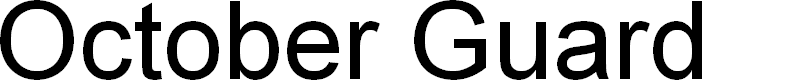 Preview image for October Guard Gradient Italic
