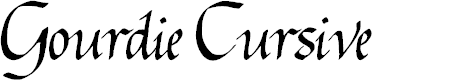 Preview image for Gourdie Cursive