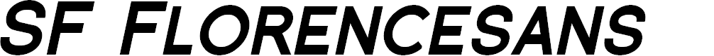 Preview image for SF Florencesans SC Black Italic