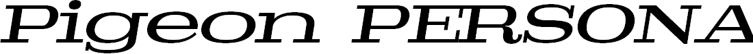 Preview image for Pigeon PERSONAL Medium Italic