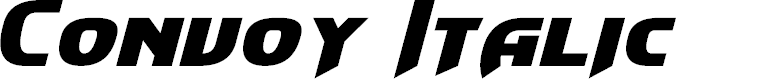 Preview image for Convoy Italic