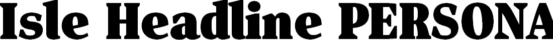 Preview image for Isle Headline PERSONAL USE Black