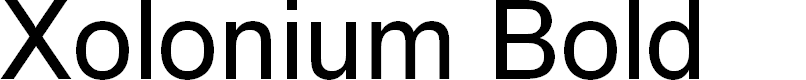 Preview image for Xolonium Bold