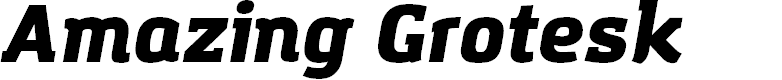 Preview image for Amazing Grotesk Ultra Italic
