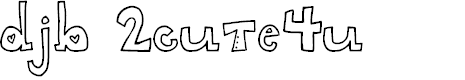 Preview image for DJB 2CUTE4U