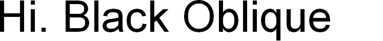 Preview image for Hi. Black Oblique