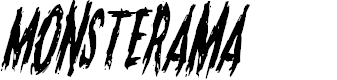 Preview image for Monsterama Condensed Italic