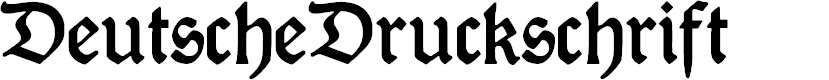 Preview image for DeutscheDruckschrift