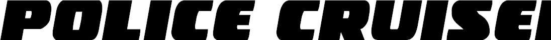 Preview image for Police Cruiser Condensed Italic