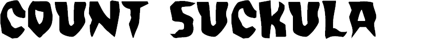 Preview image for Count Suckula Font