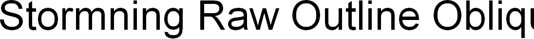 Preview image for Stormning Raw Outline Oblique