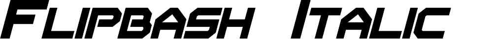 Preview image for Flipbash Italic