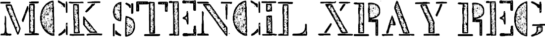 Preview image for Mck Stencil Xray Regular