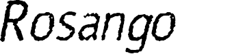 Preview image for Rosango Italic