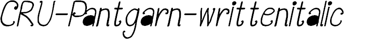 Preview image for CRU-Pantgarn-writtenitalic