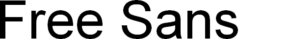 Preview image for Free Sans