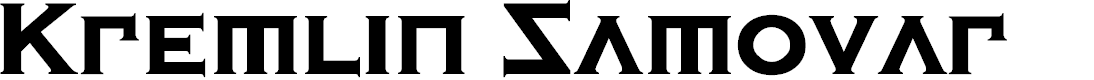 Preview image for Kremlin Samovar Extra Bold