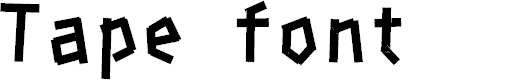 Preview image for TapefontAlt