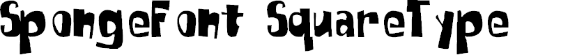 Preview image for SpongeFont SquareType