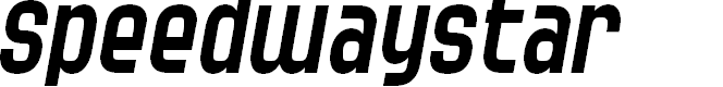 Preview image for SF Speedwaystar Italic