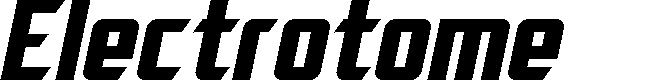 Preview image for SF Electrotome Bold Oblique