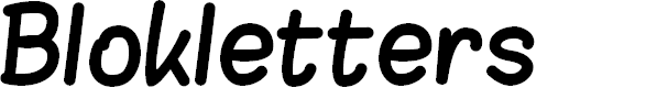 Preview image for Blokletters Viltstift