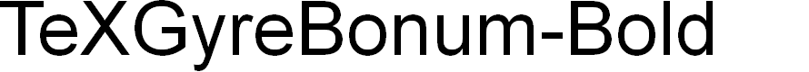 Preview image for TeXGyreBonum-Bold