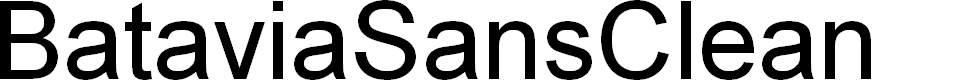 Preview image for BataviaSansClean