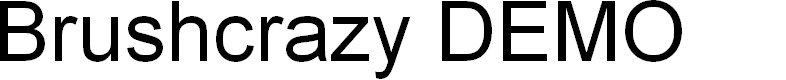 Preview image for Brushcrazy DEMO Regular