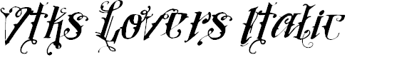 Preview image for Vtks Lovers Italic