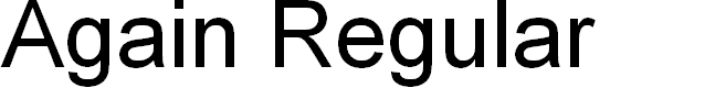 Preview image for Again Regular