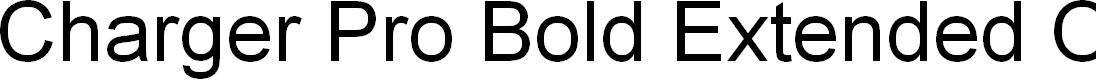 Preview image for Charger Pro Bold Extended Oblique