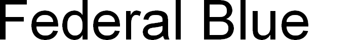 Preview image for Federal Blue 3D Italic