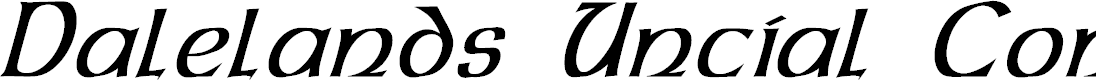 Preview image for Dalelands Uncial Condensed Italic