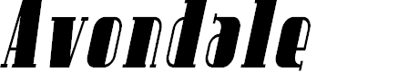 Preview image for Avondale Cond Italic