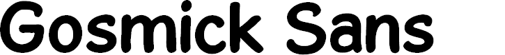 Preview image for GosmickSansBold
