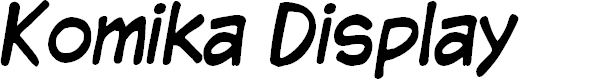 Preview image for Komika Display Tight