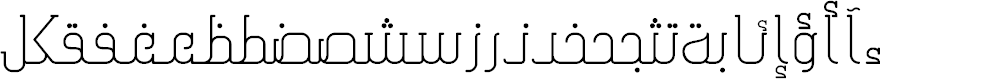 Preview image for Arabic Cabo Font