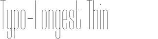 Preview image for Typo-Longest Thin Demo
