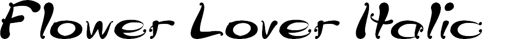 Preview image for Flower Lover Italic