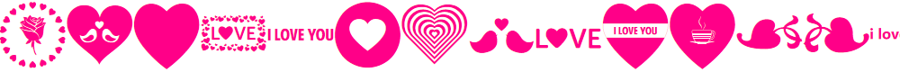Preview image for Font Hearts Love el harrak © el-harrak.blogspot.com