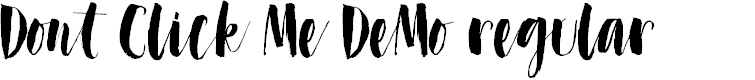 Preview image for Dont Click Me DEMO Regular